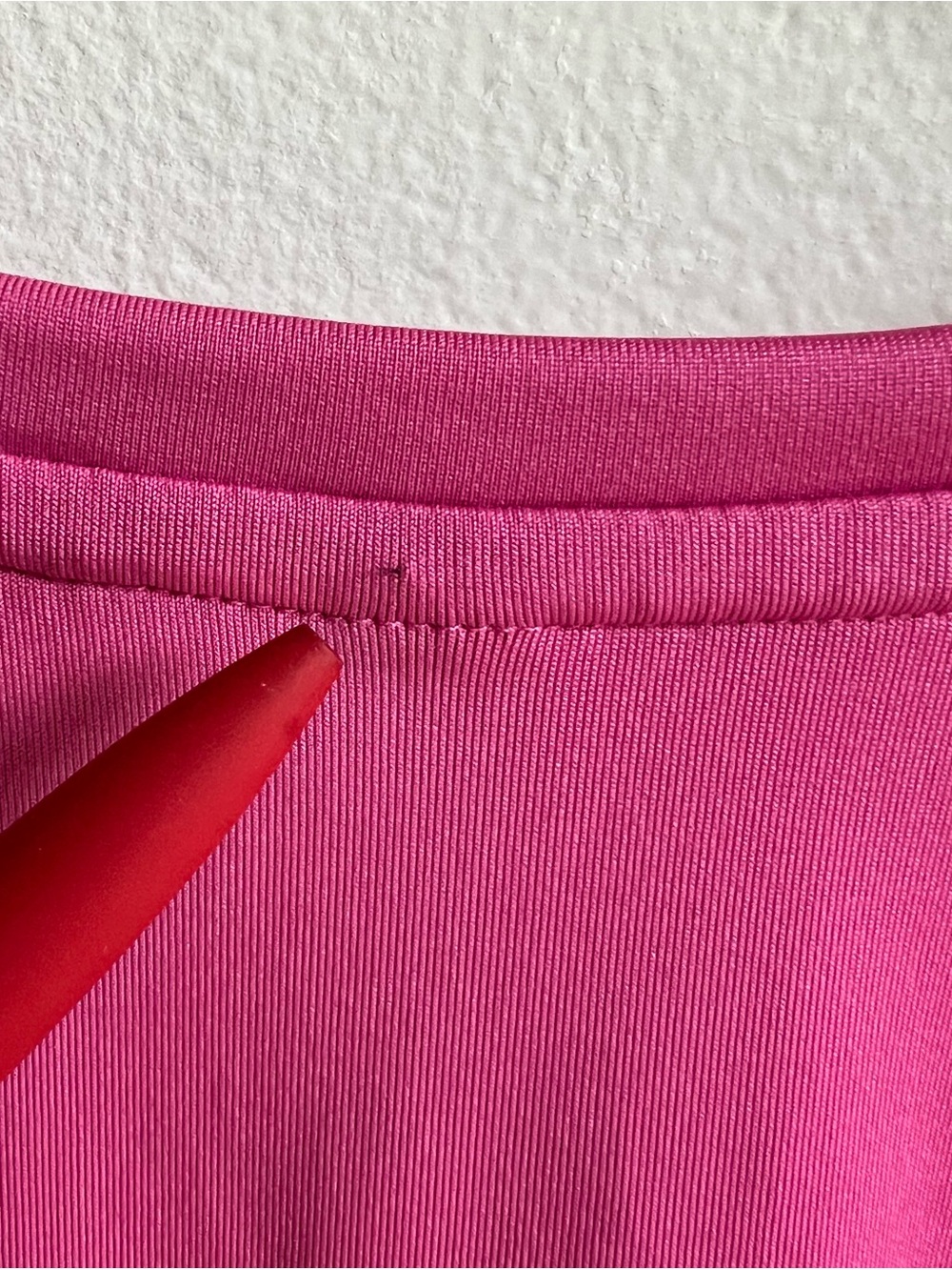 Adidas Womens Large Pink Performance Athletic Workout Running Short Sleeve Shirt - Picture 6 of 12